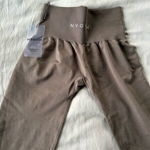 NVGTN Taupe High-Waisted Leggings
